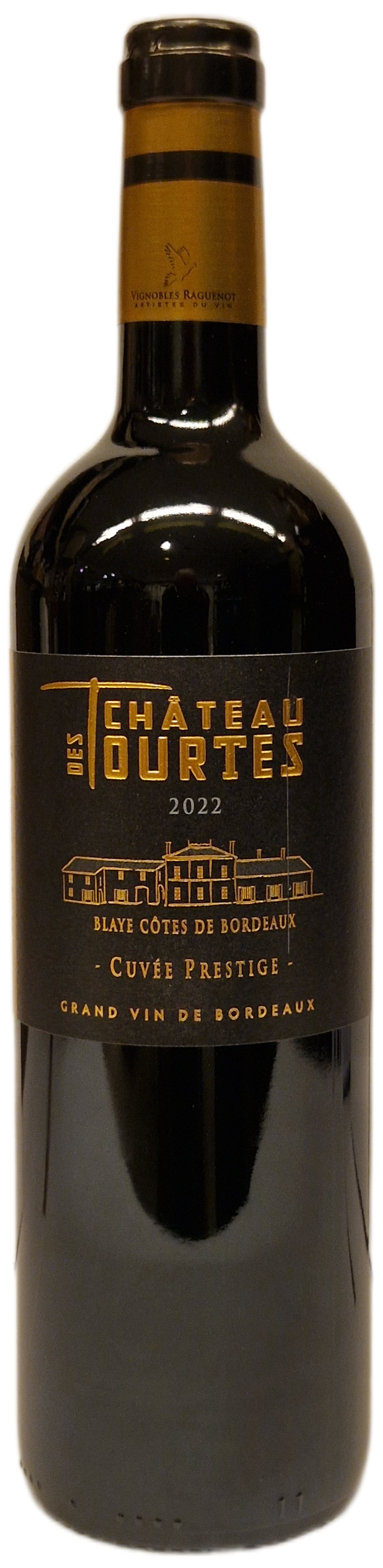 Cuvèe Prestige Rouge Côtes de Bordeaux Blaye - Château des Tourtes