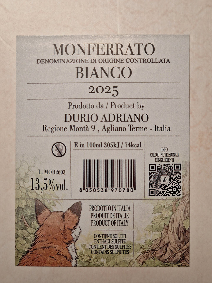 Durio - Bag-in-box Monferrato Bianco DOC 5L